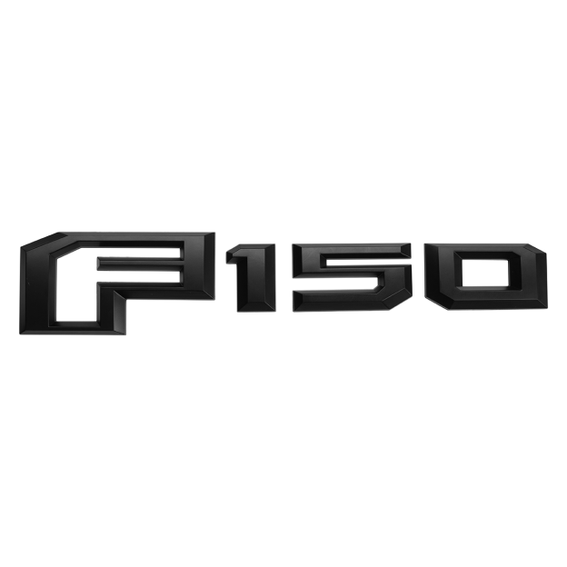 2015-2017 F-150 Tailgate Badge ABS Matte Black Ford Trunk Lid 3D Rear Liftgate Replacement Decal Sticker