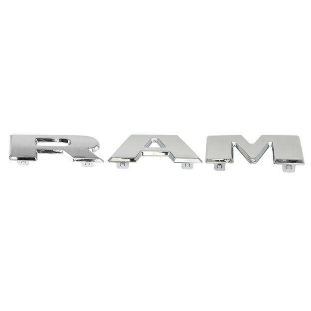 2019-2023 RAM 1500 ABS Front Grille Letter Nameplate Gloss Chrome Dodge 68311411AA