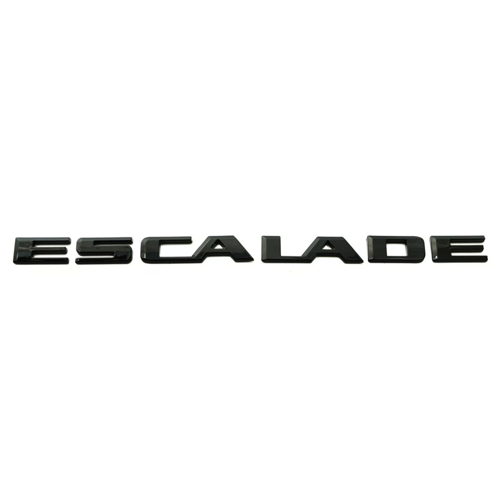 1PC 2015-2022 Escalade Plastic Rear Liftgate Letter Gloss Black Cadillac 86543262 23440294