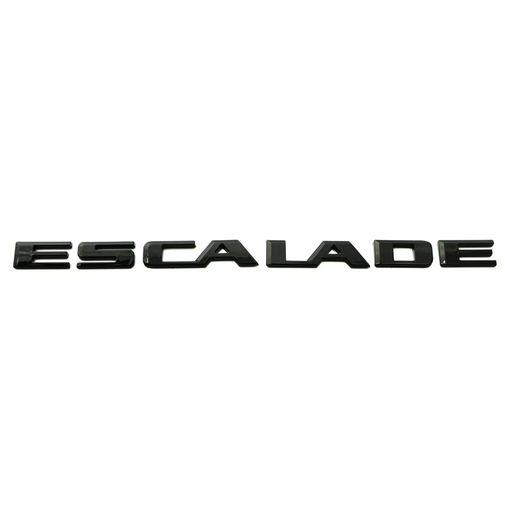 1PC 2015-2022 Escalade Plastic Rear Liftgate Letter Gloss Black Cadillac 86543262 23440294