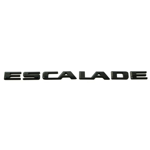 1PC 2015-2022 Escalade Plastic Rear Liftgate Letter Gloss Black Cadillac 86543262 23440294