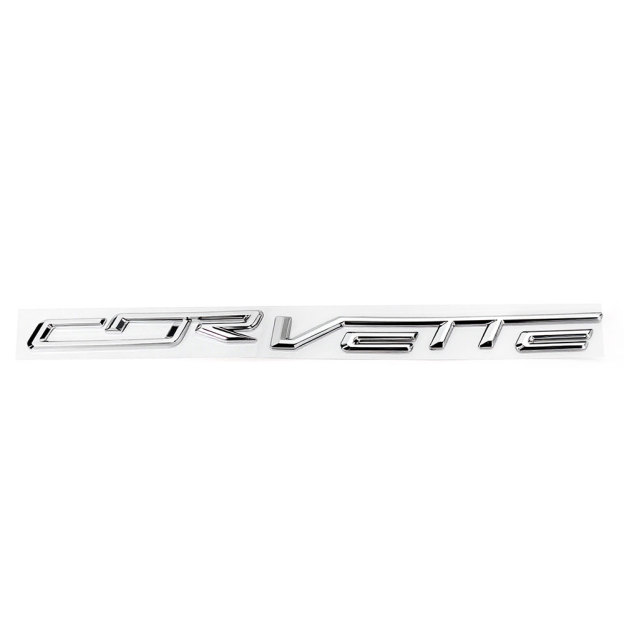 1PC 2014-2019 Corvette C7 R Z06 Plastic Rear Bumper 3D Letters Chrome Chevrolet 23465587
