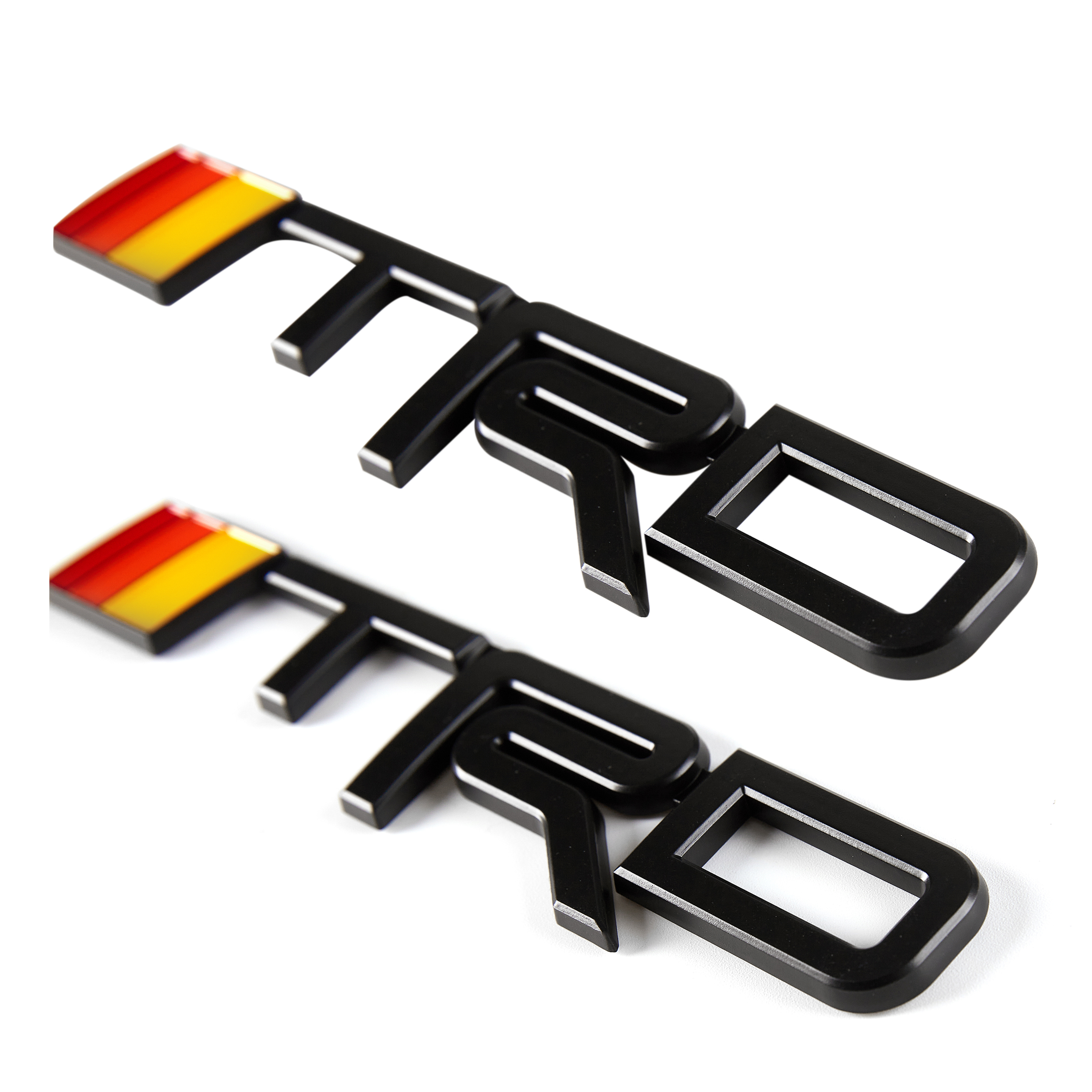 2pcs TRD Tailgate Emblem Door Side Fender 3-Color Toyota