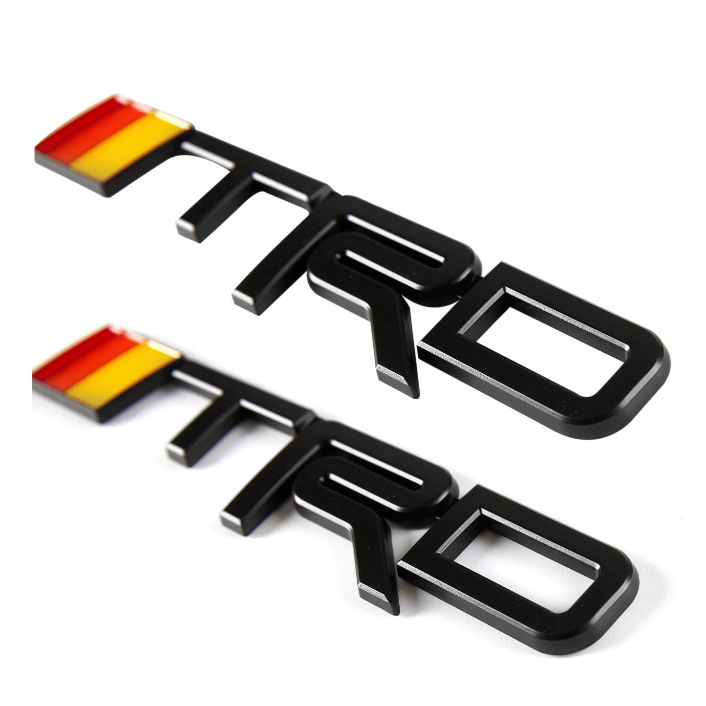 2pcs TRD Tailgate Emblem Door Side Fender 3-Color Toyota