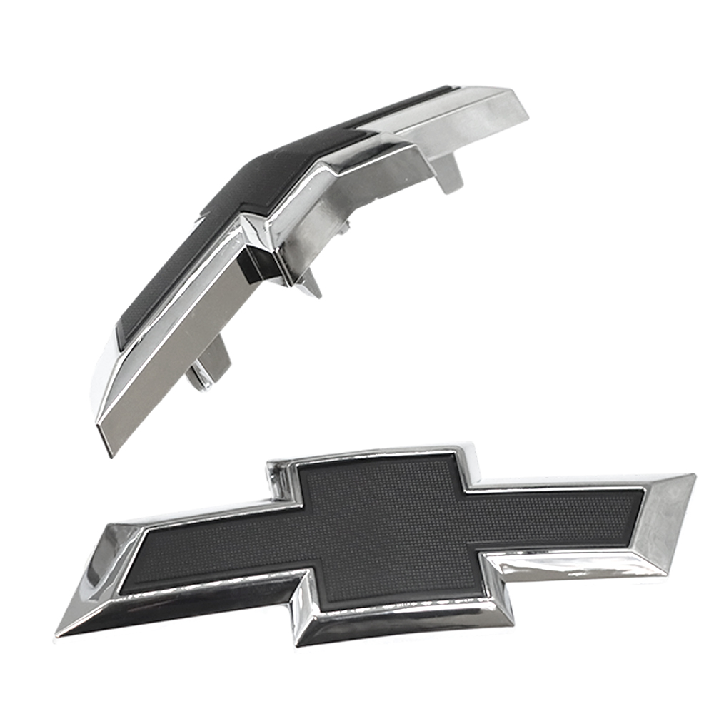 2PCS 2016-2024 Camaro Plastic Front Grille Emblem Chrome Black Chevrolet 84219485 23269466 23216040