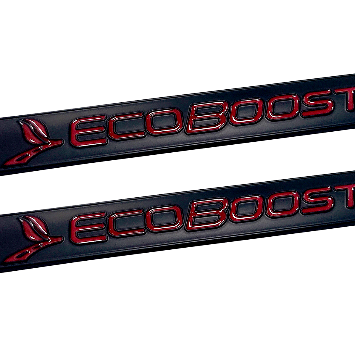 2011-2026 F-150 Mustang Explorer Ranger EcoSport Metal EcoBoost Fender Badge Black Red Ford Decal Nameplate