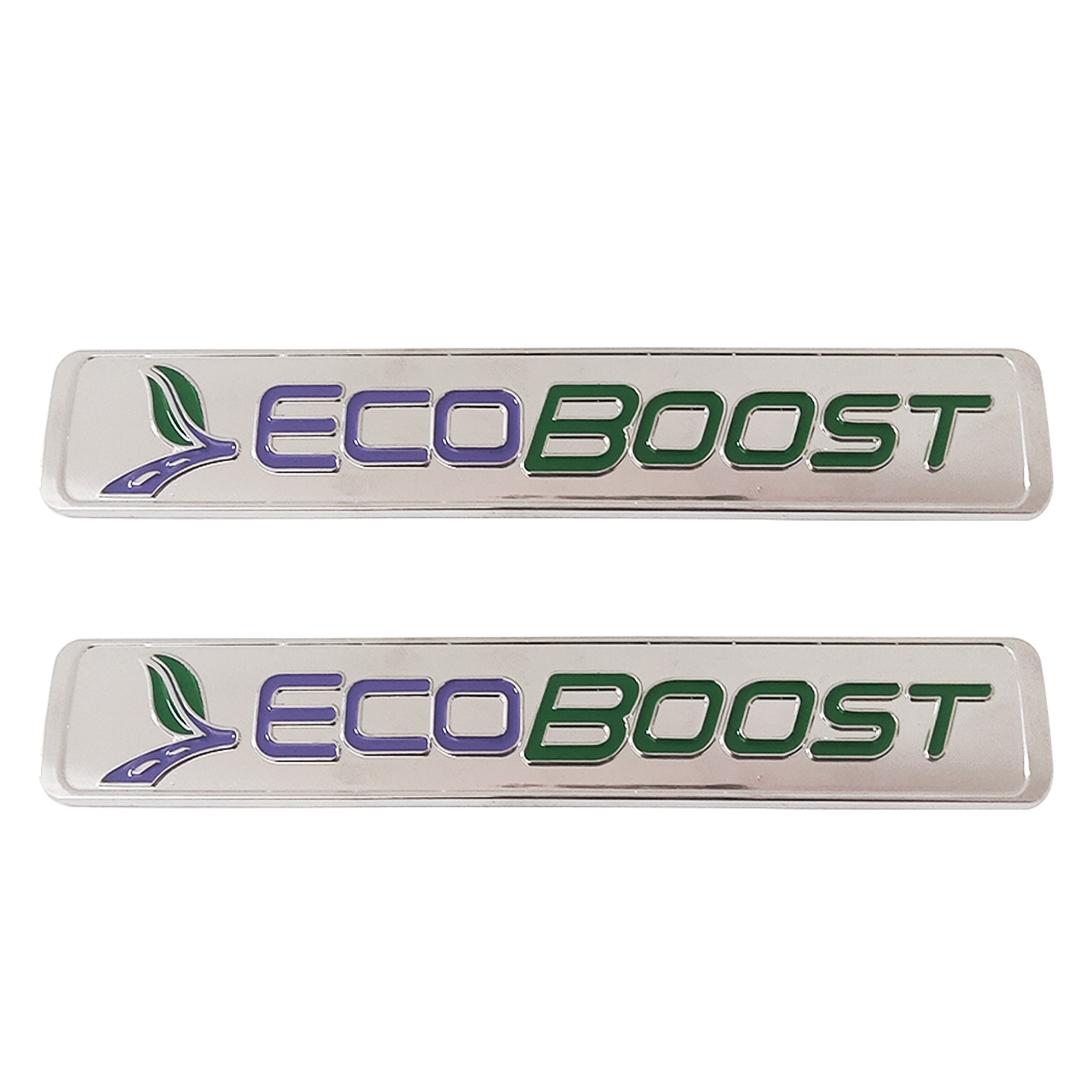 2011-2026 F-150 Mustang Explorer Ranger EcoSport Metal EcoBoost Fender Badge Silver Green Ford Decal Nameplate