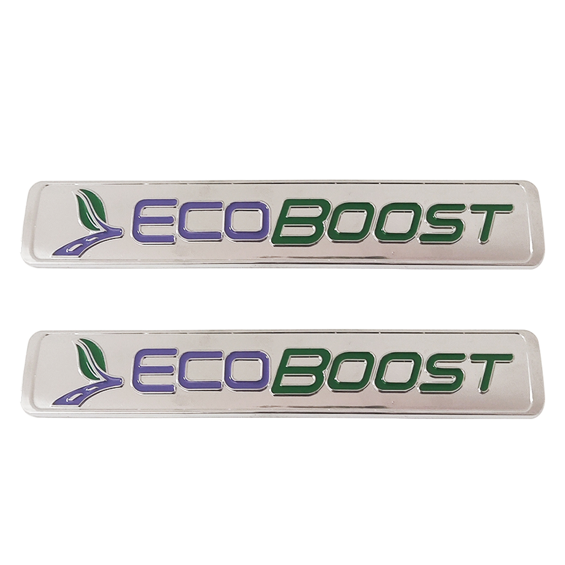 2011-2026 F-150 Mustang Explorer Ranger EcoSport Metal EcoBoost Fender Badge Silver Green Ford Decal Nameplate