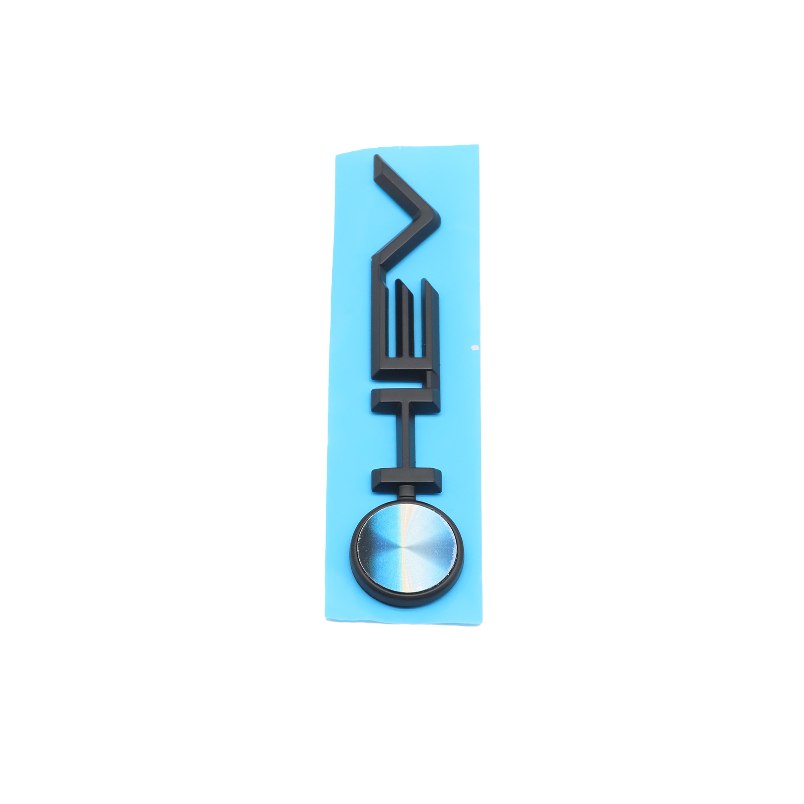 1pc Rav4 Highlander Camry Prius Plastic HEV Rear Tailgate/Door Side Emblem Matte Black Toyota 75440-47030