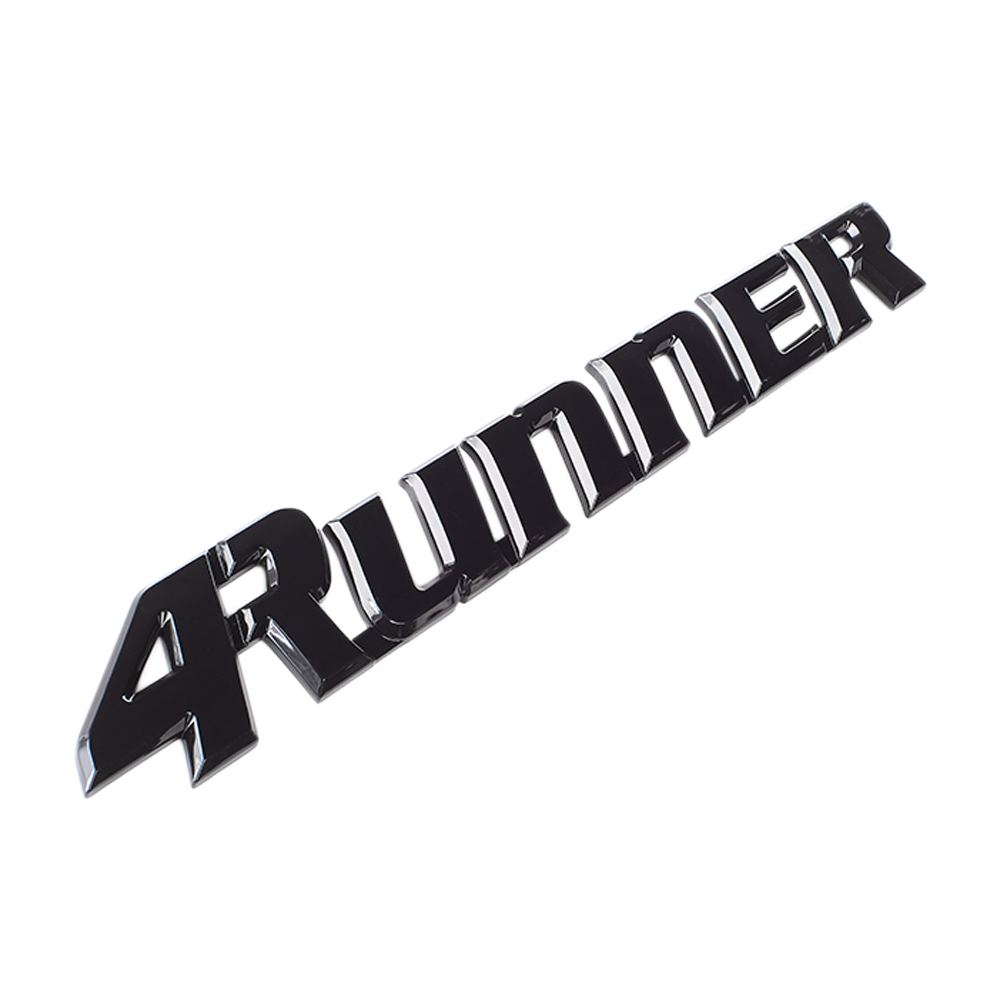 1PCS 1996-2002 4Runner ABS Plastic Letter Rear Tailgate Trunk Gloss Black Toyota 75445-35060