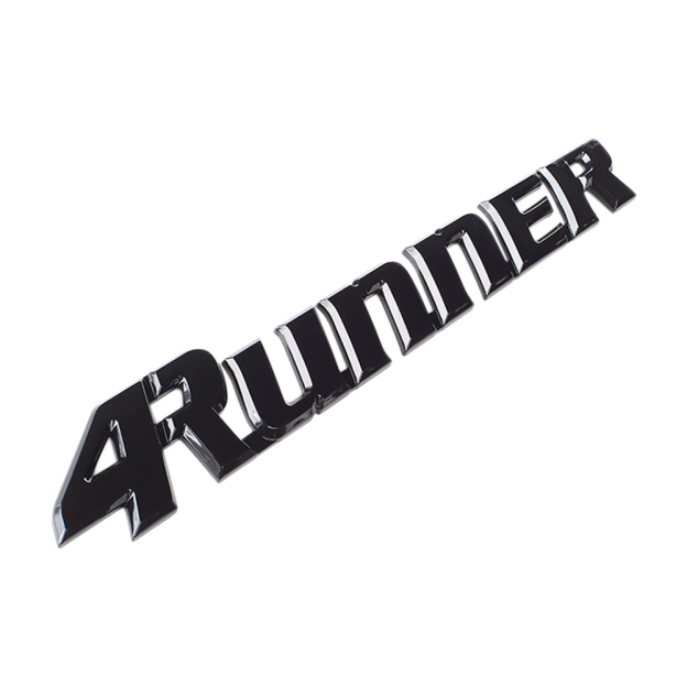 1PCS 1996-2002 4Runner ABS Plastic Letter Rear Tailgate Trunk Gloss Black Toyota 75445-35060