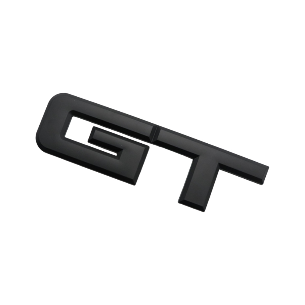 2015-2022 Mustang GT Tailgate Badge ABS Matte Black Ford 3D Rear Trunk Sticker Decal Nameplate