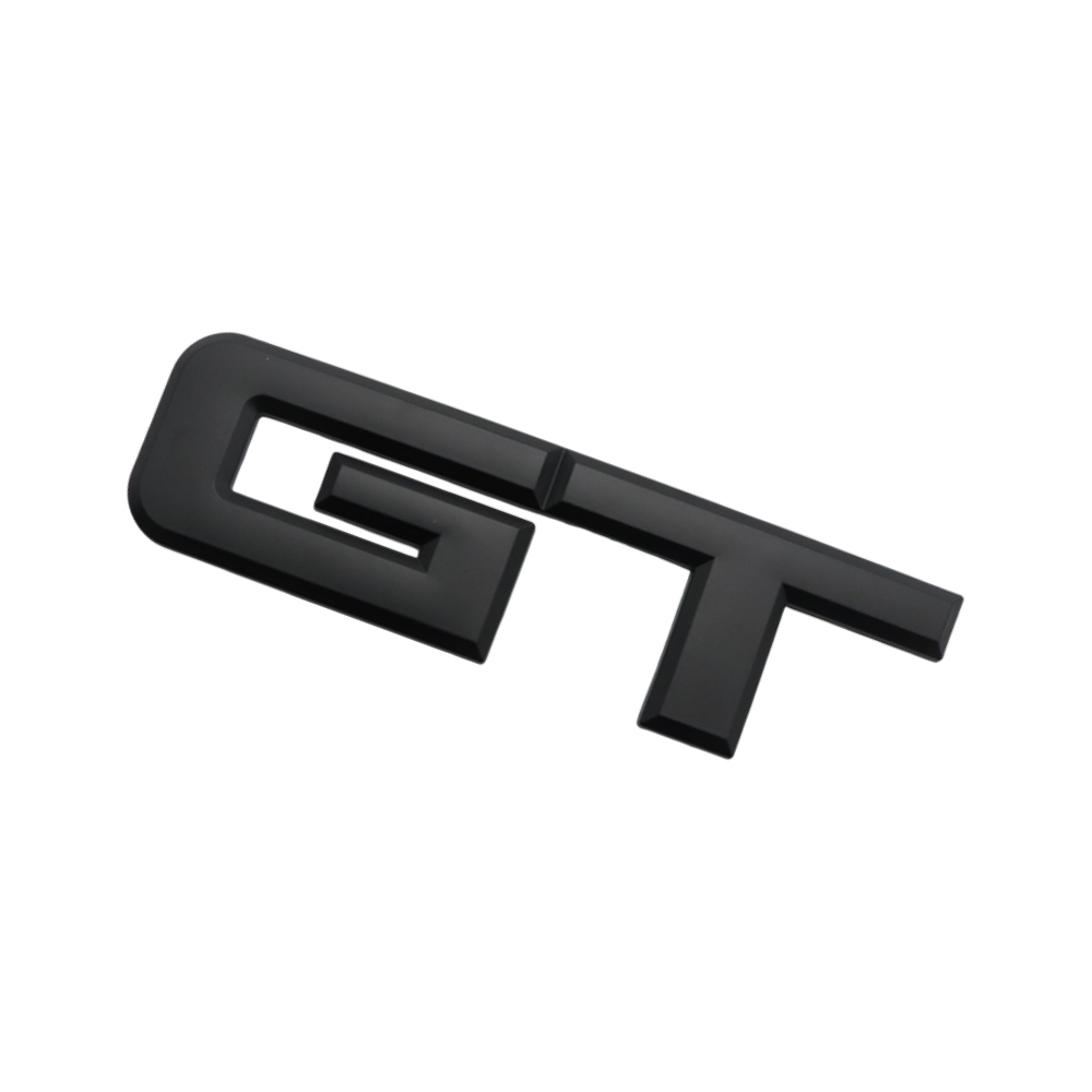 2015-2022 Mustang GT Tailgate Badge ABS Matte Black Ford 3D Rear Trunk Sticker Decal Nameplate