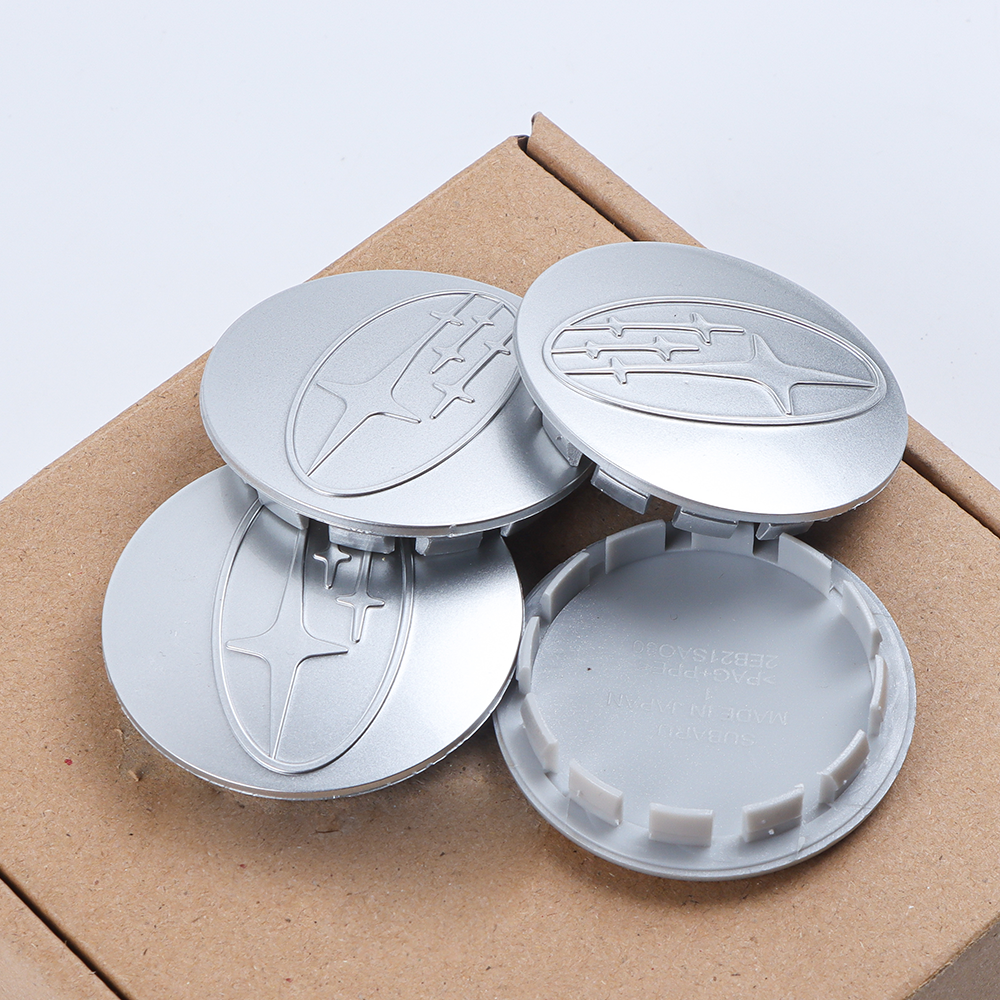 4Pcs 2012-2020 Legacy Outback Forester Impreza ABS Plastic Wheel Center Caps Rims Silver Subaru 28821SA030X