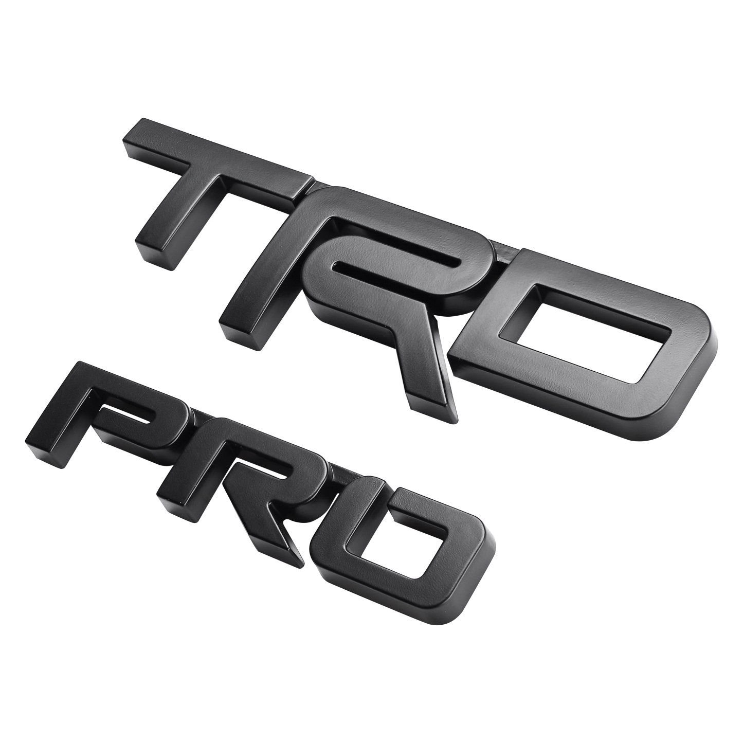 1PC 1984-2024 4RUNNER ABS 3D TRD PRO Letter  Matte Black Toyota PT413-00150