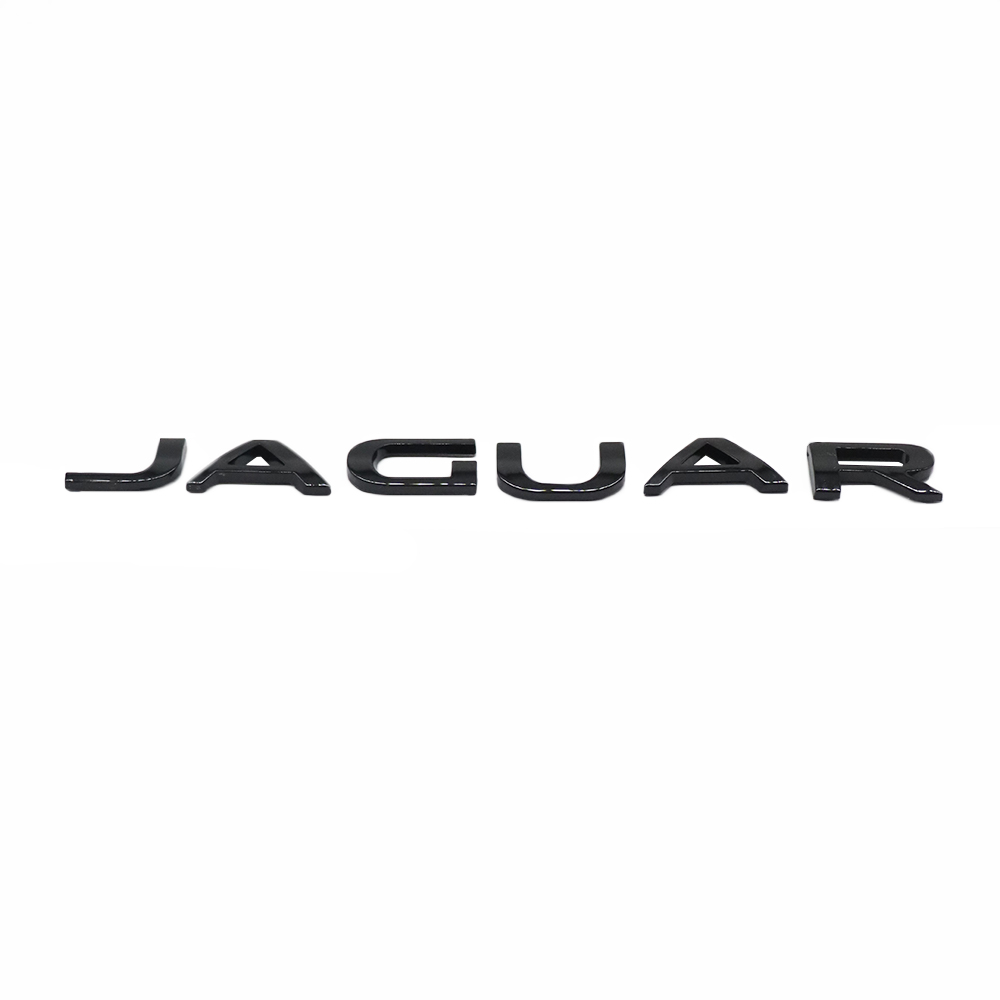 2010-2023 F-TYPE XJ XJR XJS XF XE XJ6 F-PACE Tailgate Letter ABS Black Jaguar Self-Adhesive Decal Nameplate