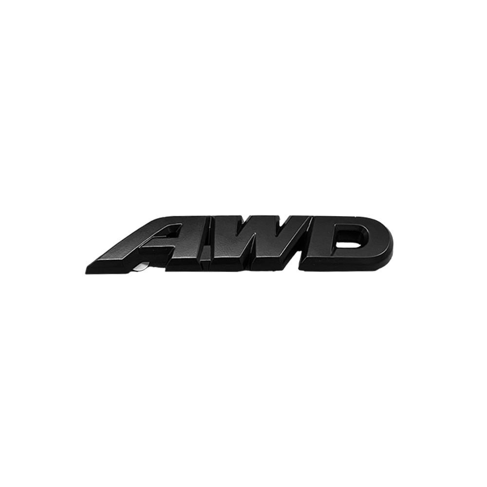 1Pcs 2021-2024 Avalon 2020-2024 Camry 2019-2024 Rav4 ABS Plastic Tailgate AWD Emblem Overlay Badge  Matte Blackout Toyota