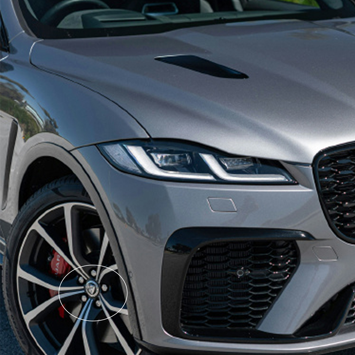 4Pcs 2010-2023 XJ XJR F-Type XF XE F-PACE I-PACE Wheel Center Caps 59mm Black Chrome Set Jaguar Rim Hub Center Cap w/Valve cap