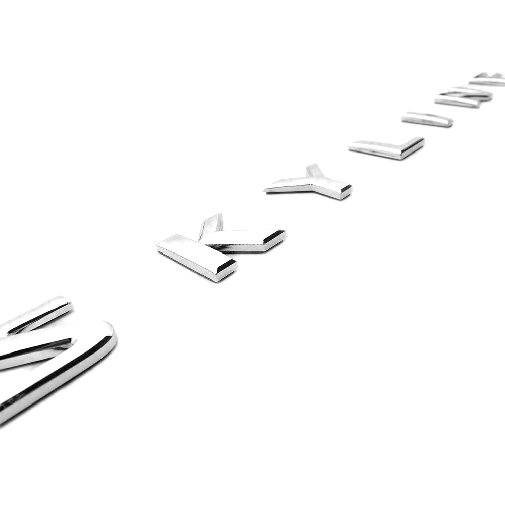 For 1982-2024 Nissan 1990-2024 Infiniti Skyline JDM ABS Rear Trunk Lid Letter Nameplate Chrome Infiniti 84895-JL00A