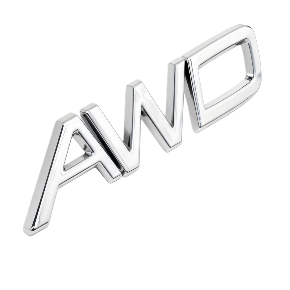 2011-2022 S90 Chrome AWD Tailgate Letter Gloss Silver Volvo 9157130