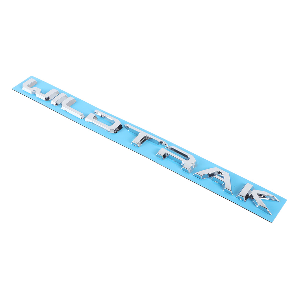 2022-2024 WILDTRAK RANGER Chrome Rear Tailgate Letter Gloss Silver Ford N1WZ16720N