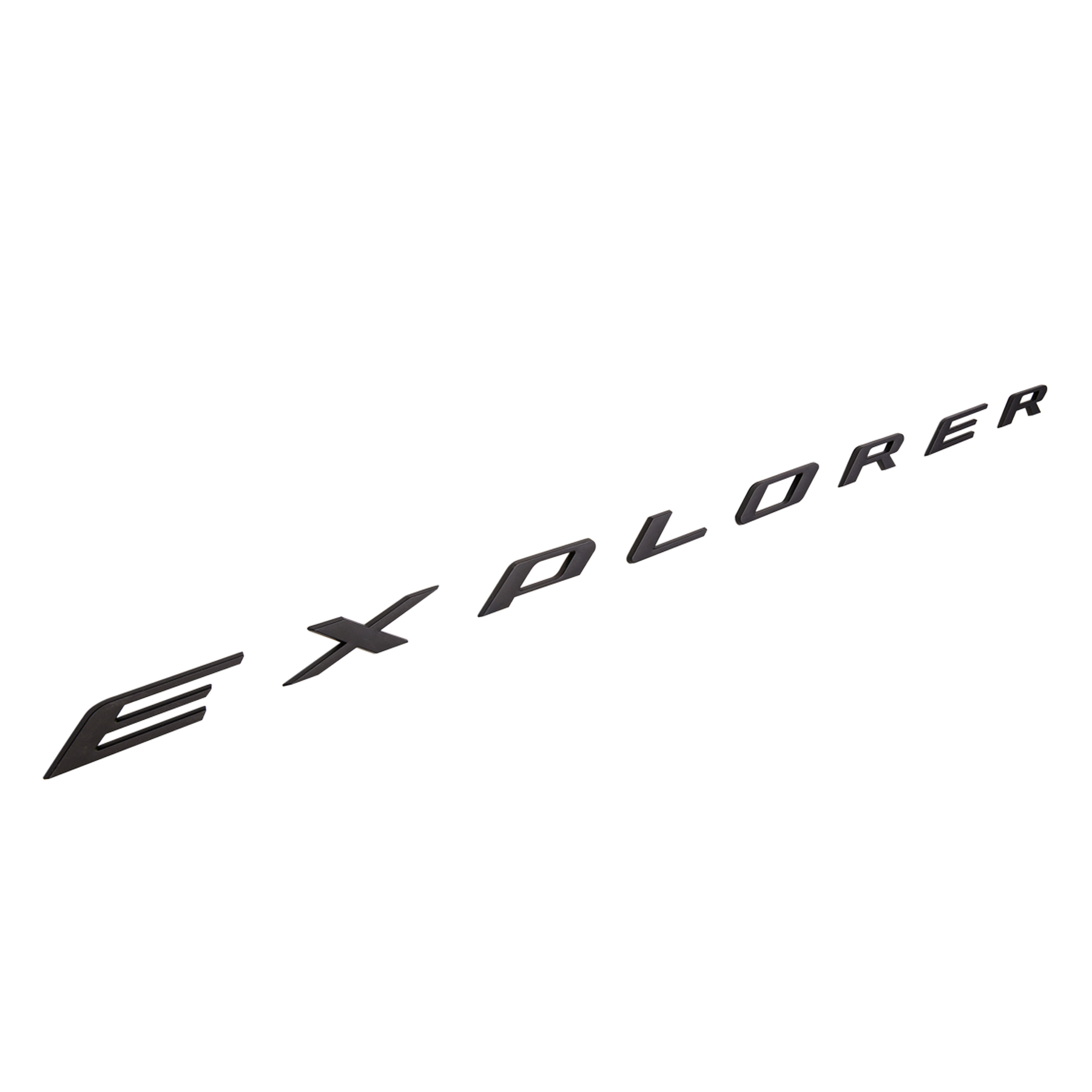 Ford Explorer 2011-2024 Front Hood Letters Emblems Badges 3D Raised Stickers Decals Matte Black