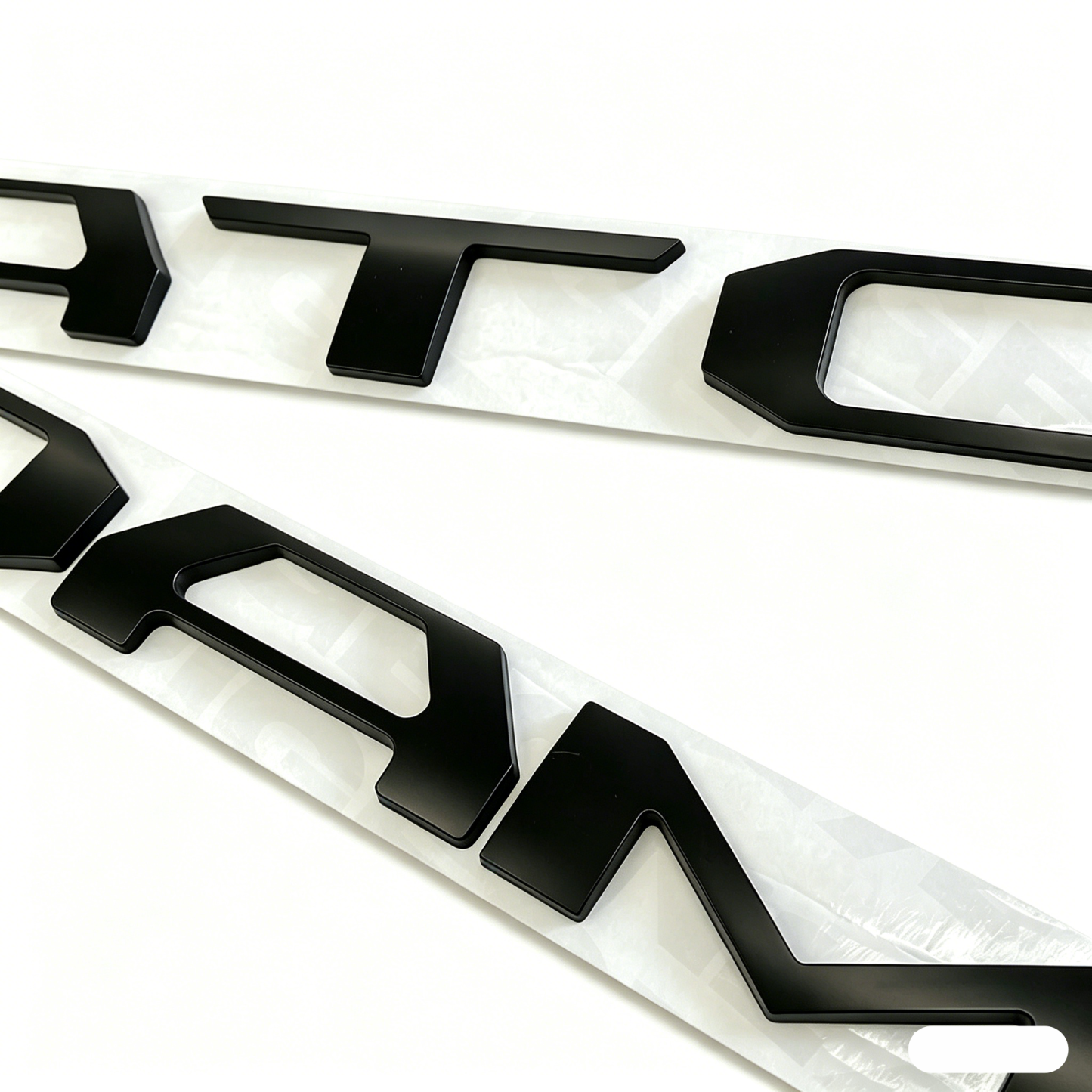 1 Set 2016-2023 Tacoma Abs Plastic Tailgate Letters Matte Black Toyota 