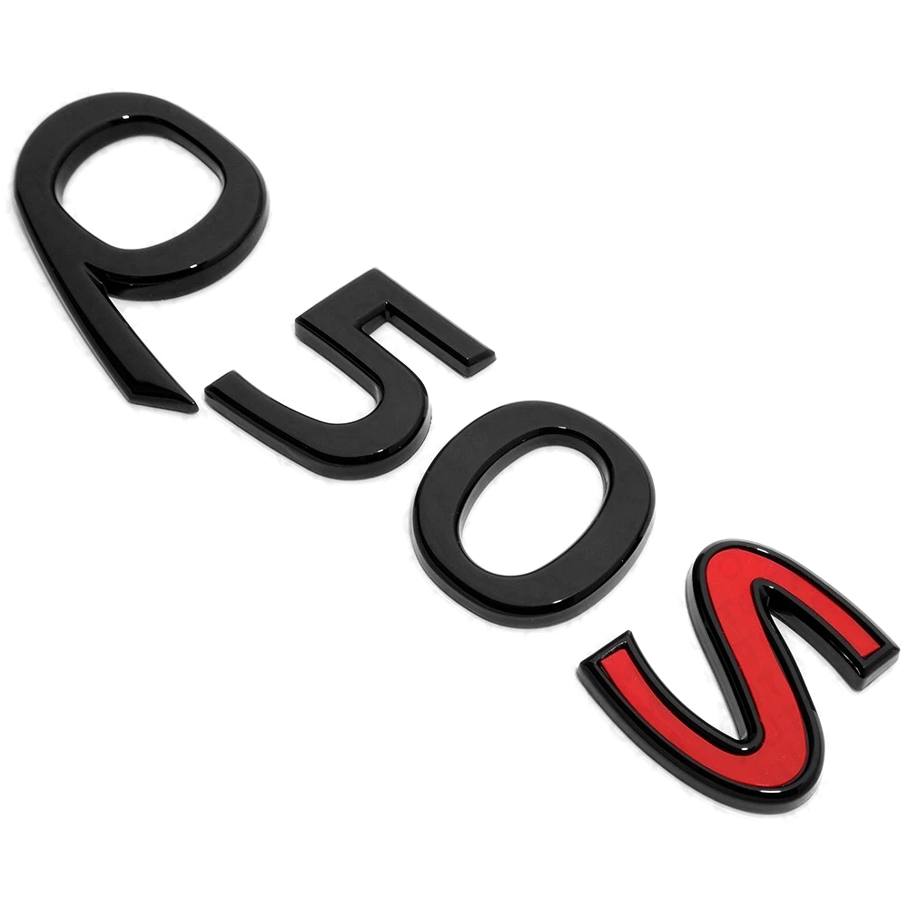 For 2014-2024 Infiniti Q50S ABS Rear Liftgate Letter Nameplate Gloss Black Infiniti 84890-4HK6A