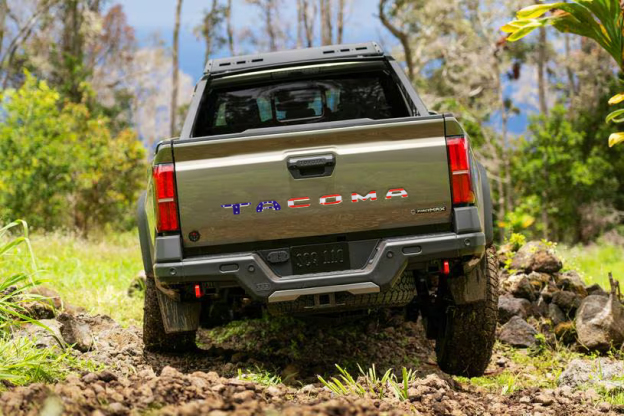 2024 2025 2026 Tacoma Abs Plastic Tailgate Letters Badges Blue Red US Flag Toyota 