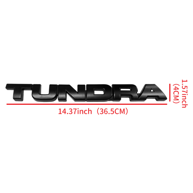 10pcs 2007-2013 Tundra Plastic 4X4 SR5 V8 5.7L Overlay Emblem Kits Matte Black Toyota