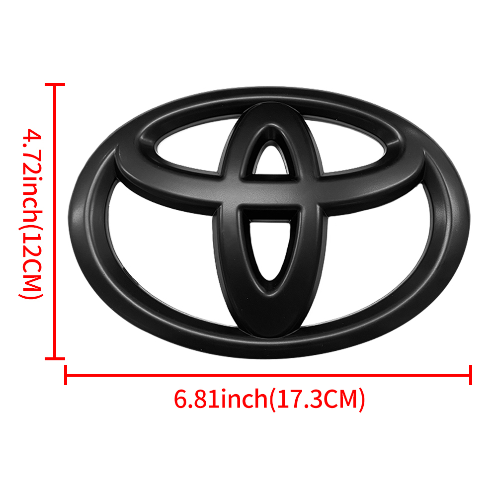 10pcs 2007-2013 Tundra Plastic 4X4 SR5 V8 5.7L Overlay Emblem Kits Matte Black Toyota