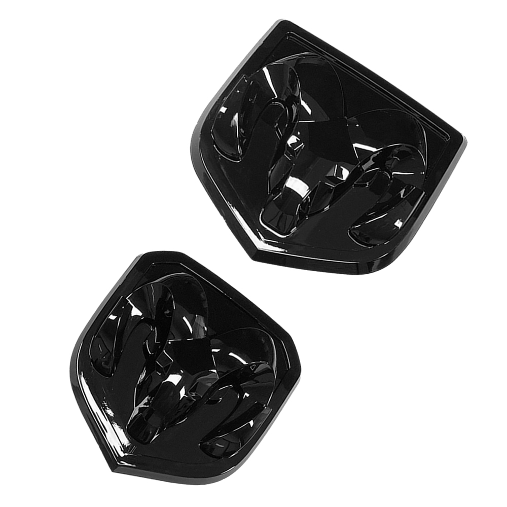 Dodge RAM 1500 2500 3500 2013-2018 FRONT GRILL & REAR TAILGATE RAMS HEAD EMBLEM 3D REPLACEMENT BADGE