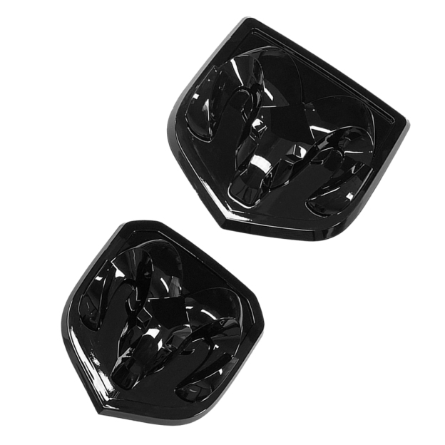 Dodge RAM 1500 2500 3500 2013-2018 FRONT GRILL & REAR TAILGATE RAMS HEAD EMBLEM 3D REPLACEMENT BADGE