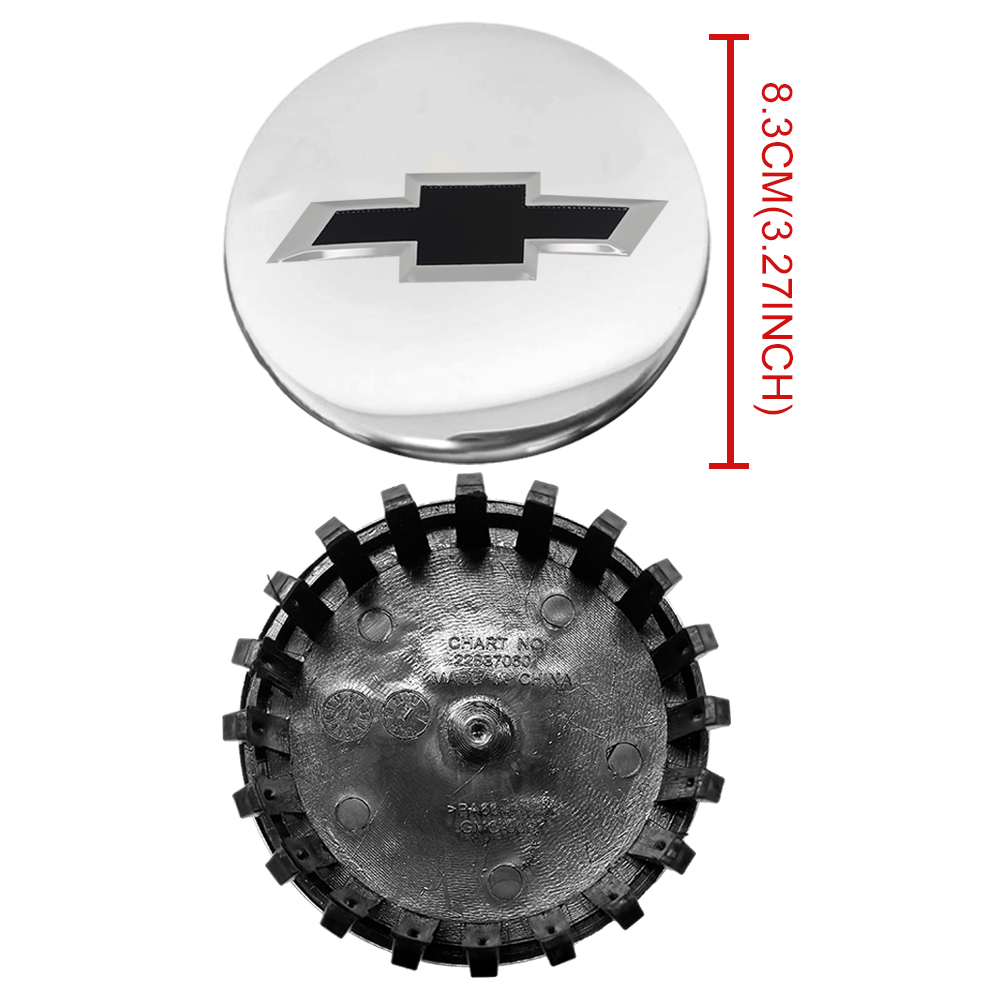 2014-2020 For Chevrolet Silverado 1500 / Tahoe / Suburban Center Caps – 4PC Set