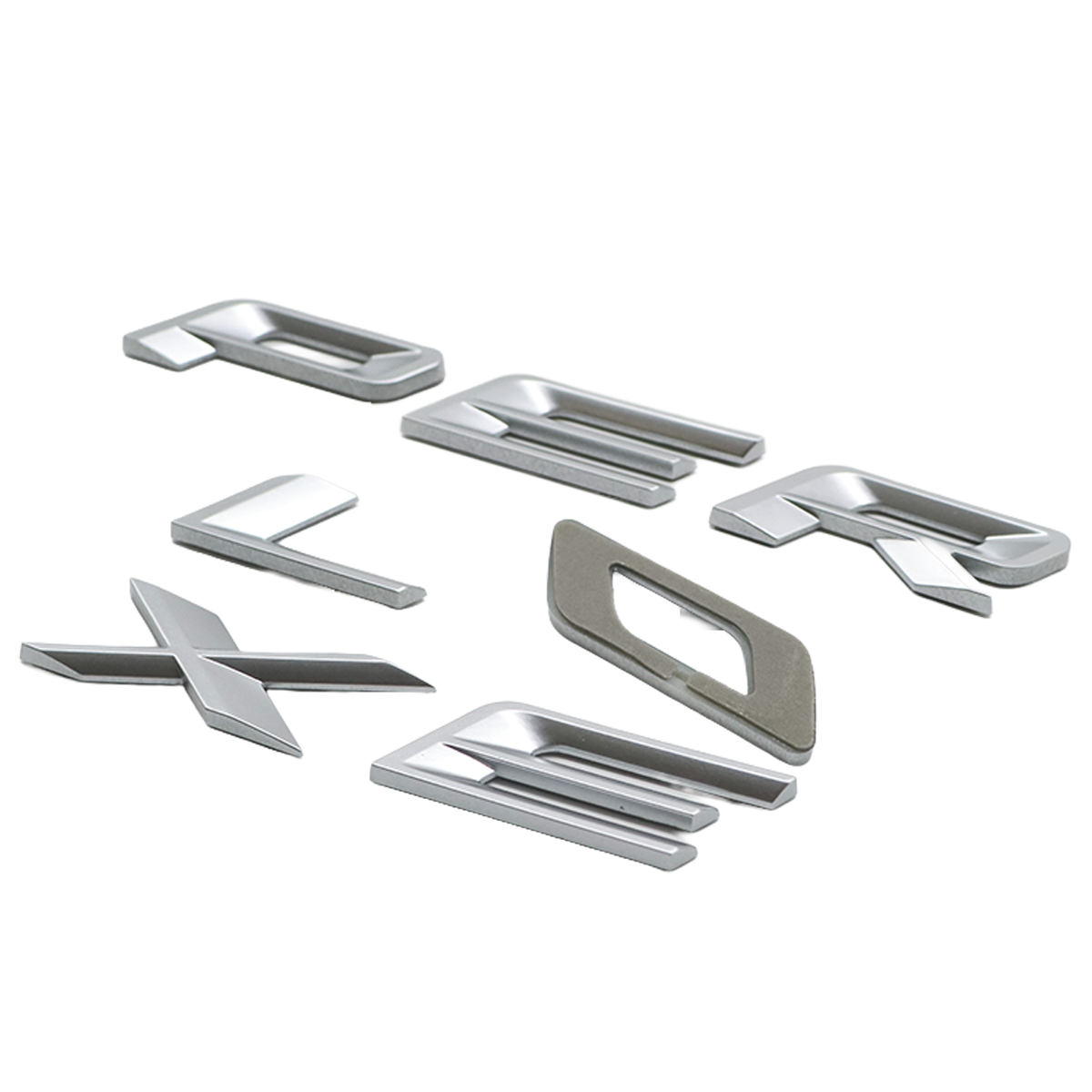 2020-2026 Explorer Front Hood or Rear Tailgate Letters ABS Matte Silver Ford 3D Stickers Decals