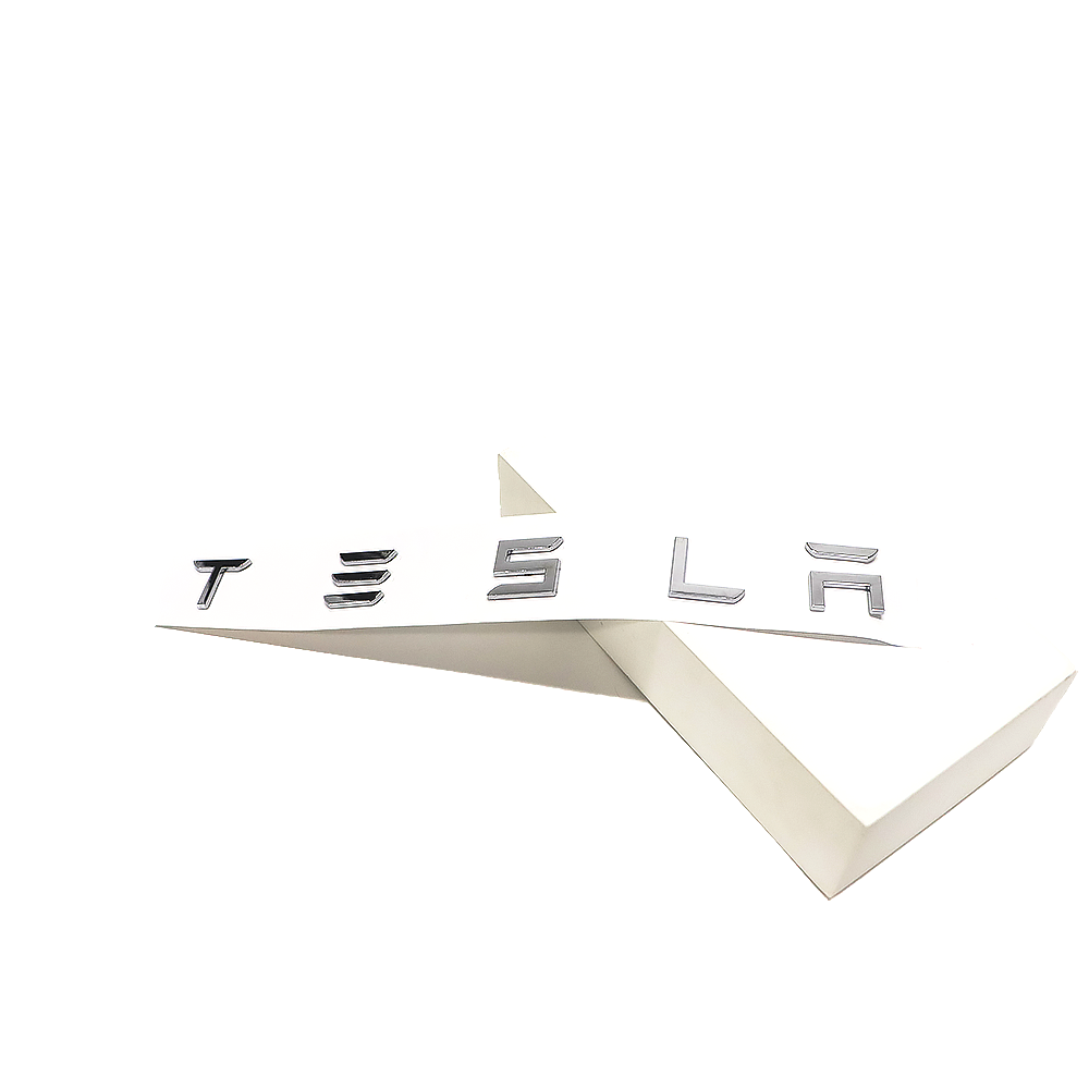 6Pcs Of Letters Tesla Model 3/X/Y/S ABS Plastic Tailgate Insert Letters Gloss Black