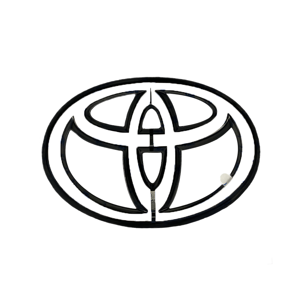 1pc 2007-2013 Tundra Plastic Front Grille Emblem Overlay Matte Black Toyota 75311-0C030
