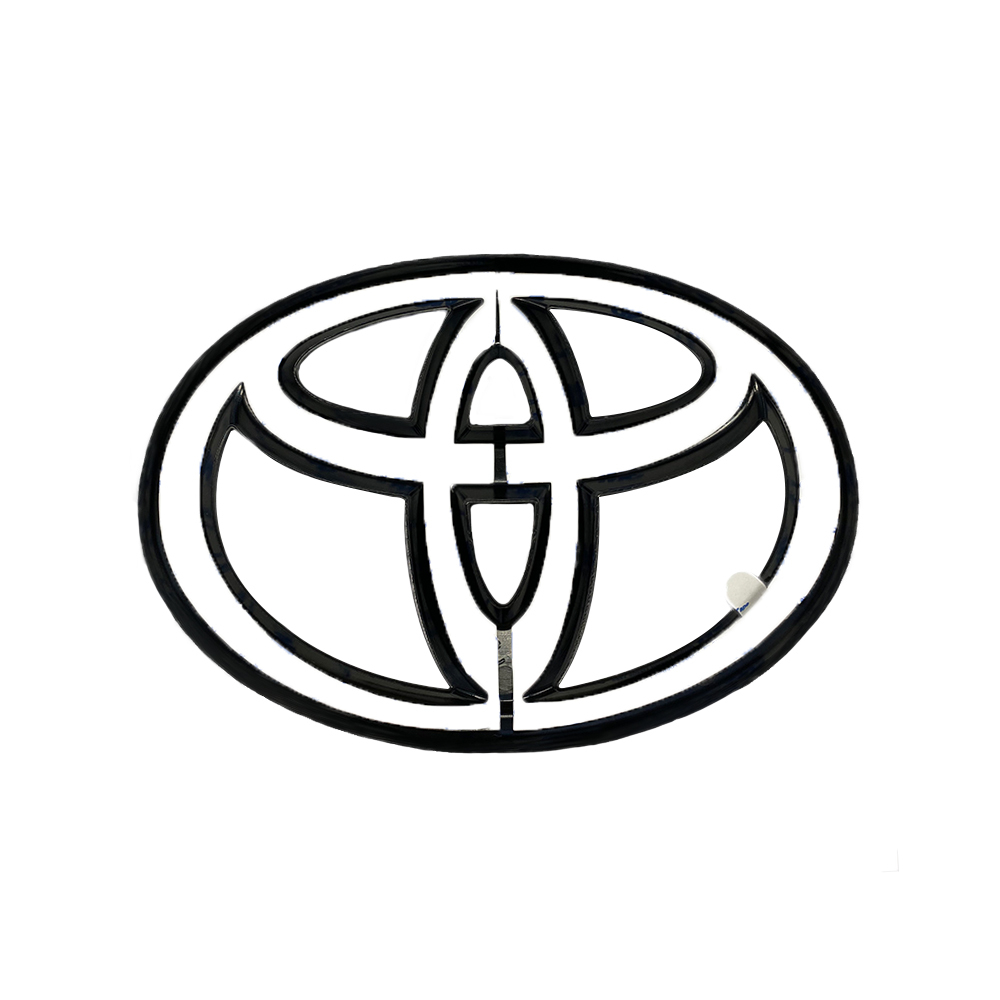 1pc 2007-2013 Tundra Plastic Front Grille Emblem Overlay Matte Black Toyota 75311-0C030