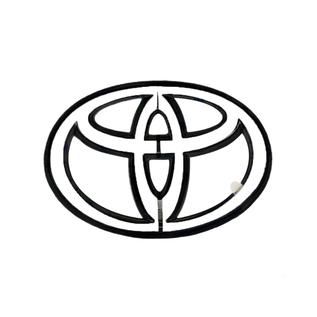 1pc 2007-2013 Tundra Plastic Front Grille Emblem Overlay Matte Black Toyota 75311-0C030