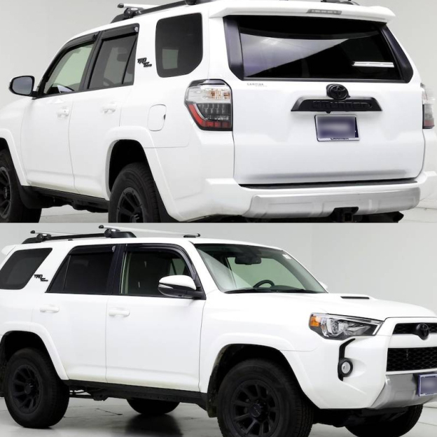 5PCS 2010-2024 4Runner TRD OFF ROAD ABS Plastic Front Rear Overlay Emblem Matte Black Toyota PT948-89200-02