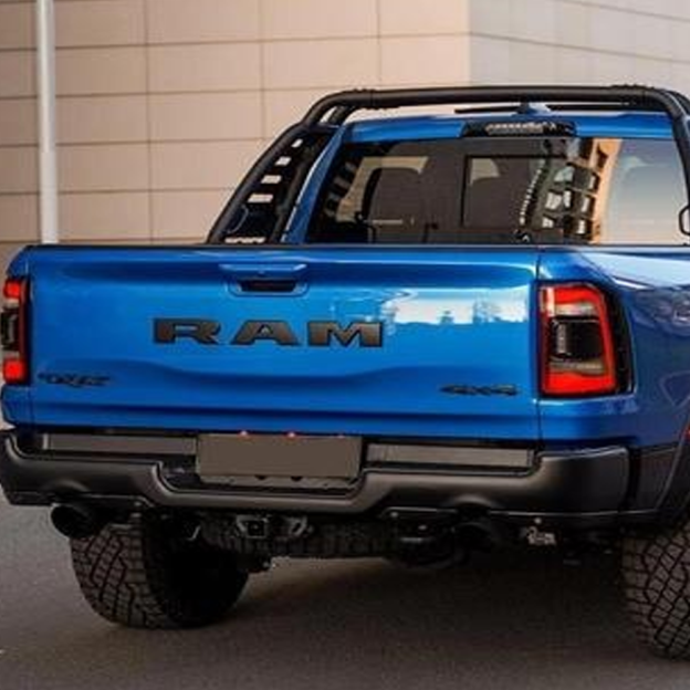 RAM 1500 2015-2020 Rear Tailgate Letters Emblem Replacement 3D Trunk Lid Matte Black Dodge 68245564AE