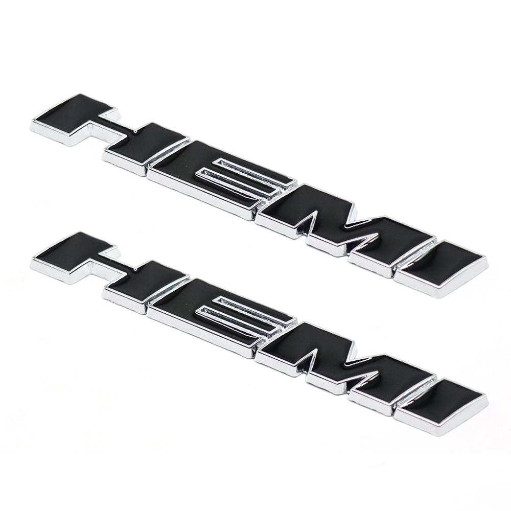 2Pcs 2011-2019  Charger Challenger Metal Hemi Badge Black Chrome Dodge 68085330AC