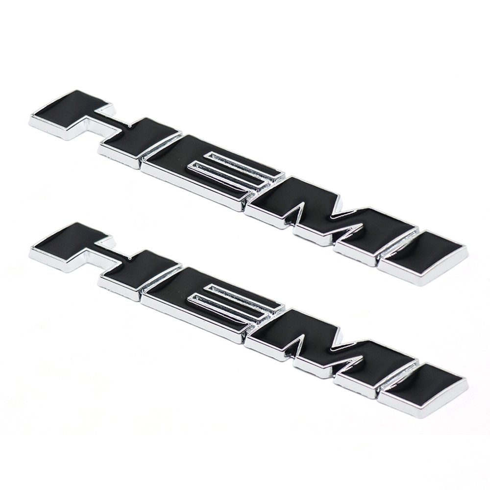 2Pcs 2011-2019  Charger Challenger Metal Hemi Badge Black Chrome Dodge 68085330AC