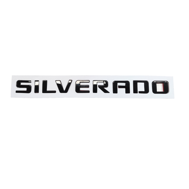 1pcs 2007-2018 Silverado 1500 2500 Plastic Door Side Tailgate Letters Black Red Chevrolet