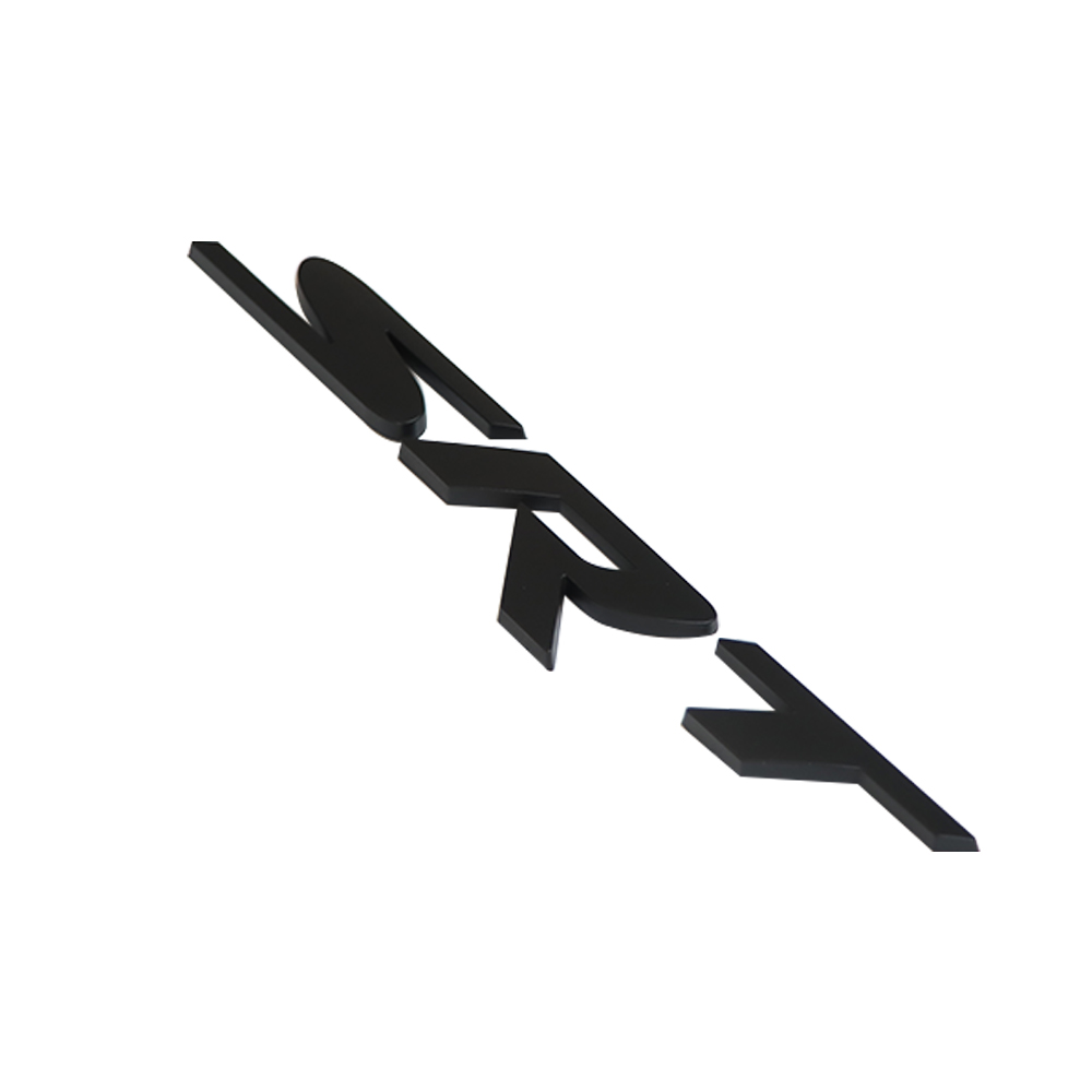 2011-2020 Grand Cherokee Rear ABS Plastic SRT Emblem Badge Matte Black