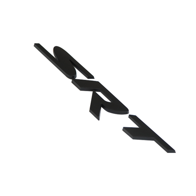 2011-2020 Grand Cherokee Rear ABS Plastic SRT Emblem Badge Matte Black