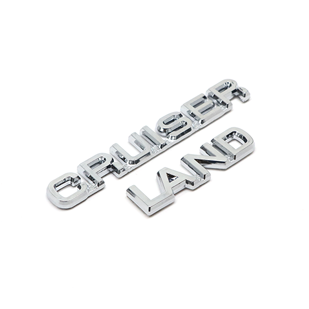 1 Set 2003-2009 Toyota Land Cruiser Letter Emblem Rear Tailgate Nameplate Badge 75444‑60030
