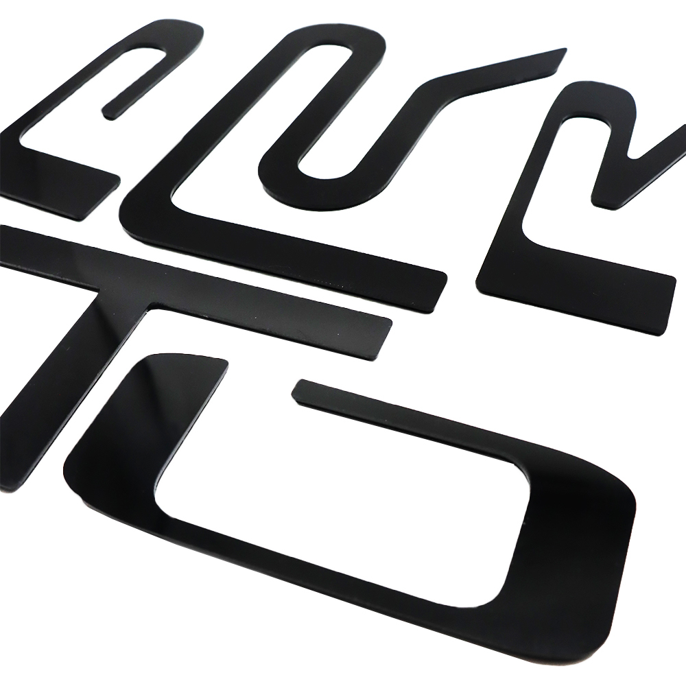 2022–2025 Tundra TRD PRO Acrylic 3D Tailgate Insert Letter Gloss Black Toyota