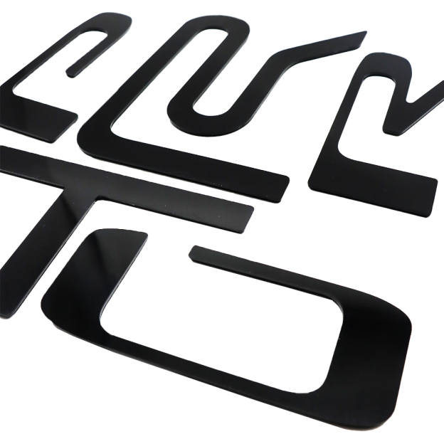 2022–2025 Tundra TRD PRO Acrylic 3D Tailgate Insert Letter Gloss Black Toyota