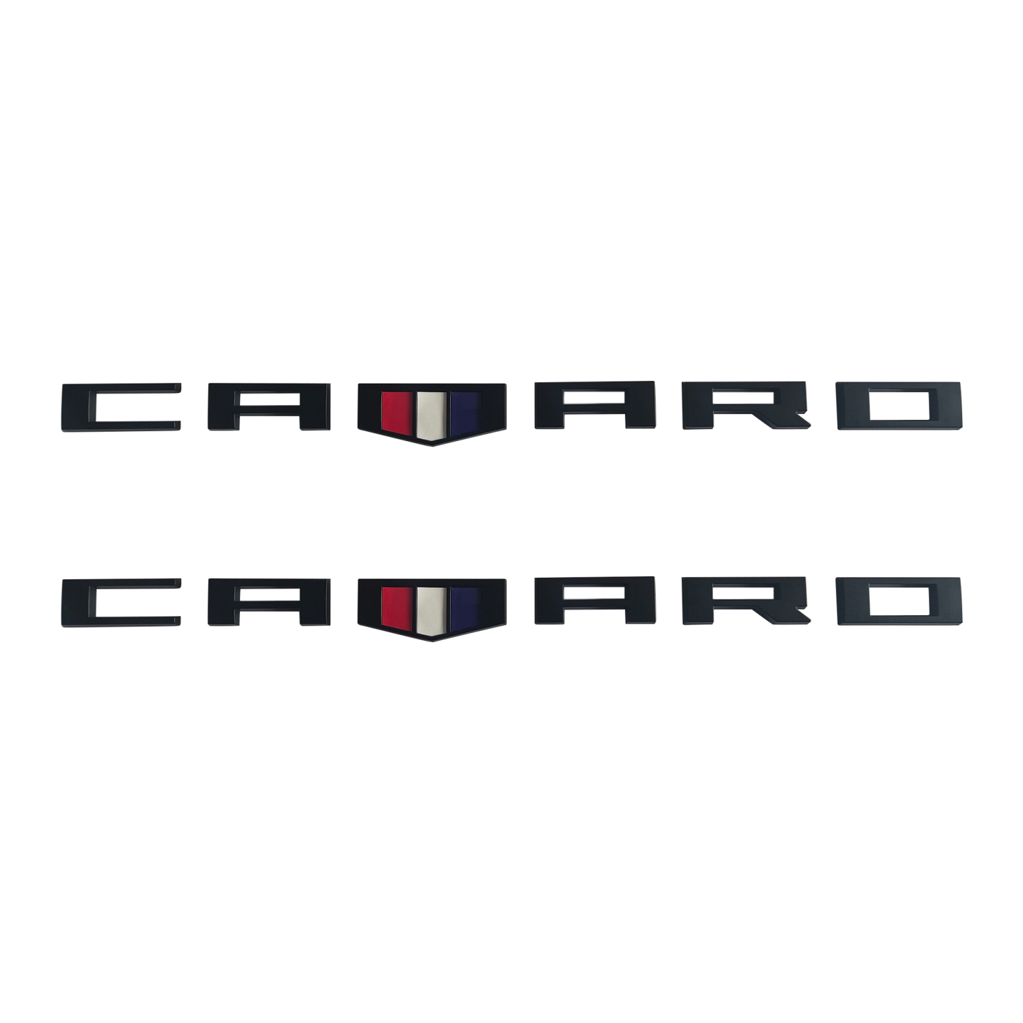 2Pcs 2016-2019 Camaro ABS Plastics Side Fender Letter Matte Black Chevrolet 84336885 